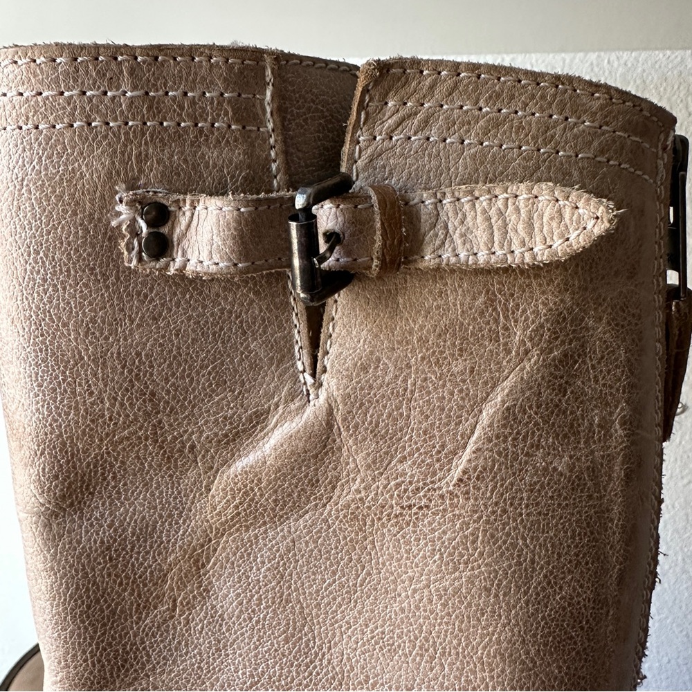 Freebird Women’s Tan Knee-High “Roady” Leather Boots Size 7 - Picture 11 of 13